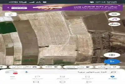 زمین کشاورزی بستان اباد روستای زیرکان ۱۰ هکتار