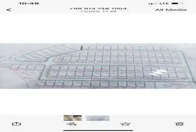 زمین ۳۴۸ متر سرعین پشت گاو میش گلی