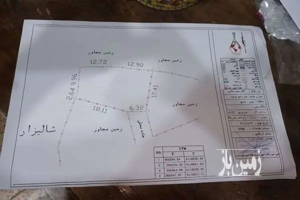 دو قطعه ۴۰۰ متری شفت جاده فومن انتهای روستای خسمخ - تصویر 3