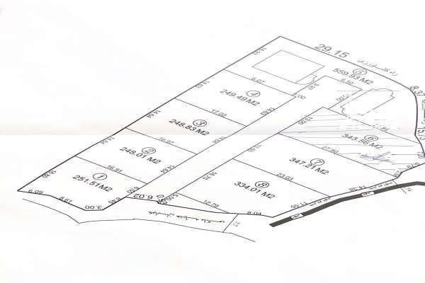 زمین در شهرک اختصاصی تهرانی نشین شیرود تنکابن ۳۴۳ متر-4