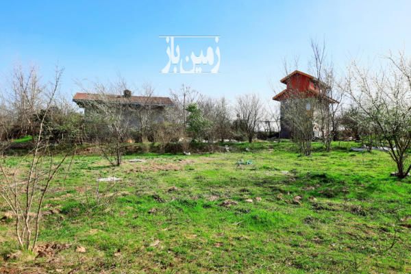 زمین ۸۳۰ متر بر آسفالت روستای شاهخال-1