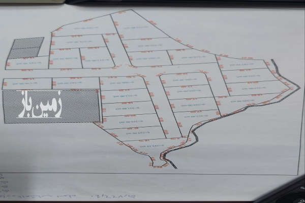 زمین واقع امل میدان هزار سنگر روستای بوران ۲۰۰۰ متر-4