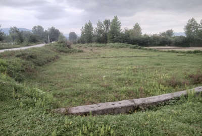 فروش زمین مسکونی جنب خیابان اصلی سنگر روستای قاضیان ۵۰۰ متر