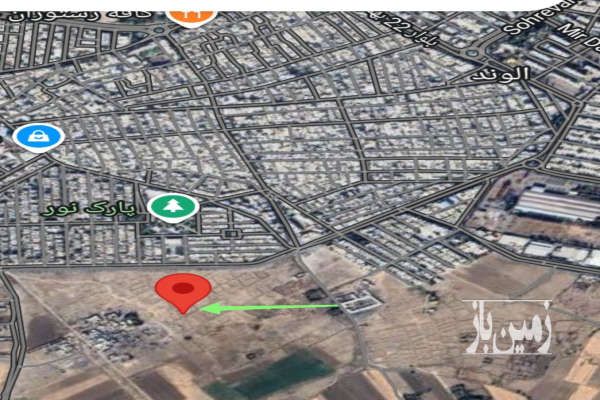 زمین با بر ۸ متر در شهر الوند زمینهای علی آباد ۲۵۰ متر-1