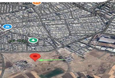 زمین با بر ۸ متر در شهر الوند زمینهای علی آباد ۲۵۰ متر