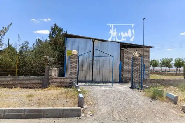 زمین خدماتی ۶۳۵ متر حاشیه جاده شهرک صنعتی معقول - تصویر 2