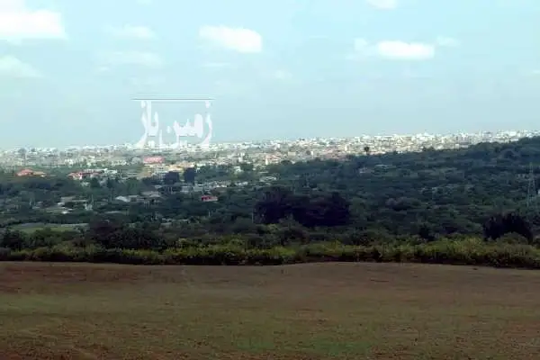 زمین ۲۰۰ متر چشم انداز زیبا بالای تپه های پایین سنگریزه ساری - تصویر 3