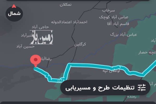 زمین کشاورزی ۲۰۰۰ متر در آران رضااباد - تصویر 3