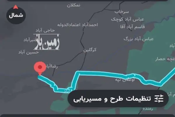 زمین کشاورزی ۲۰۰۰ متر در آران رضااباد - تصویر 3