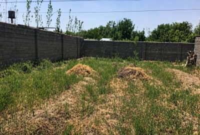 زمین مسکونی ۲۲۰ متر دوبر در روستای بارچان کنار باغ های میوه