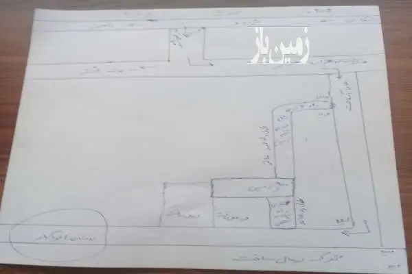 فروش زمین روستایی ۹۰۰ متر چسبیده به بافت - تصویر 1