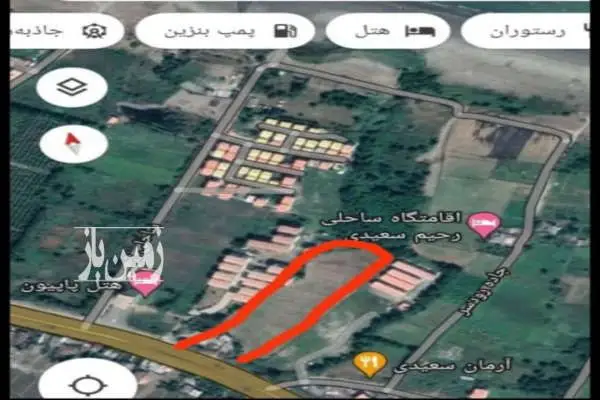 فروش زمین مسکونی وتجاری بر اتوبان ودریا - تصویر 1