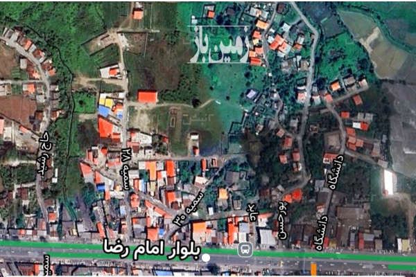 زمین مسکونی دیوارکشی شده با قابلیت ساخت - تصویر 1