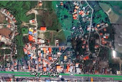 زمین مسکونی دیوارکشی شده با قابلیت ساخت