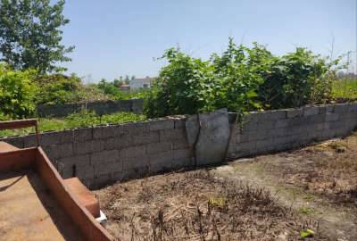 زمین آماده ساخت در مکانی آرام و رو به شالیزار
