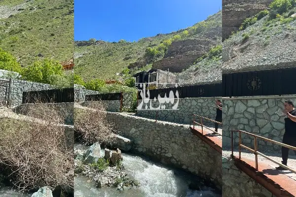زمین جاده چالوس داخل روستای پل خواب - تصویر 3
