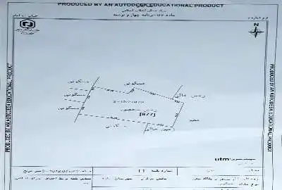 زمین چهار دیواری ساوه الوسجرد ۱۰۰۰ متر