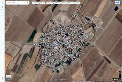 زمین مسکونی ۳۵۰ متر قزوین شهرستان آبیک روستای زرگر