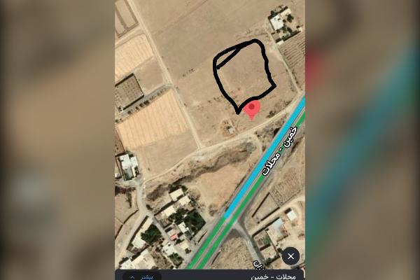 فروش زمین لب خیابان قلع افشار ۵۴۰ متر - تصویر 1