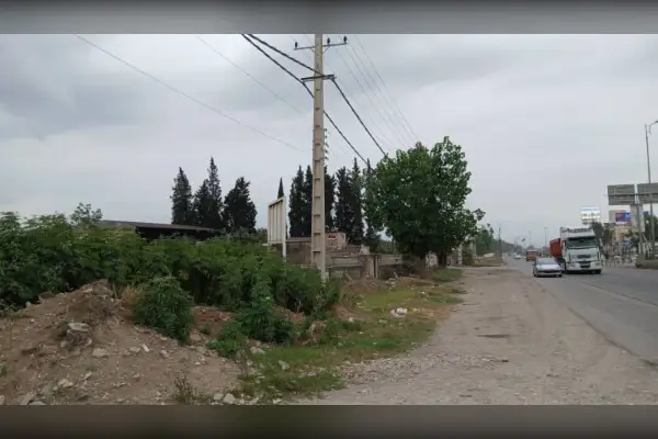 فروش زمین کمربندی ساری به نکا کنار پل هوایی - تصویر 4