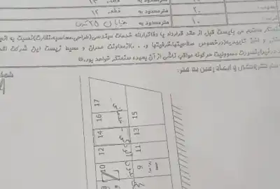زمین شهرک صنعتی خرامه ۲۰۰ مت