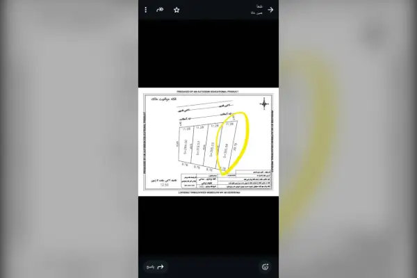 فروش زمین بر جاده اصلی مخصوص کافه گاراژ و غیره ۳۹۰ متر - تصویر 2