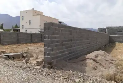 زمین مسکونی دیوارکشی شده در روستای فولادمحله ۳۰۷ متر